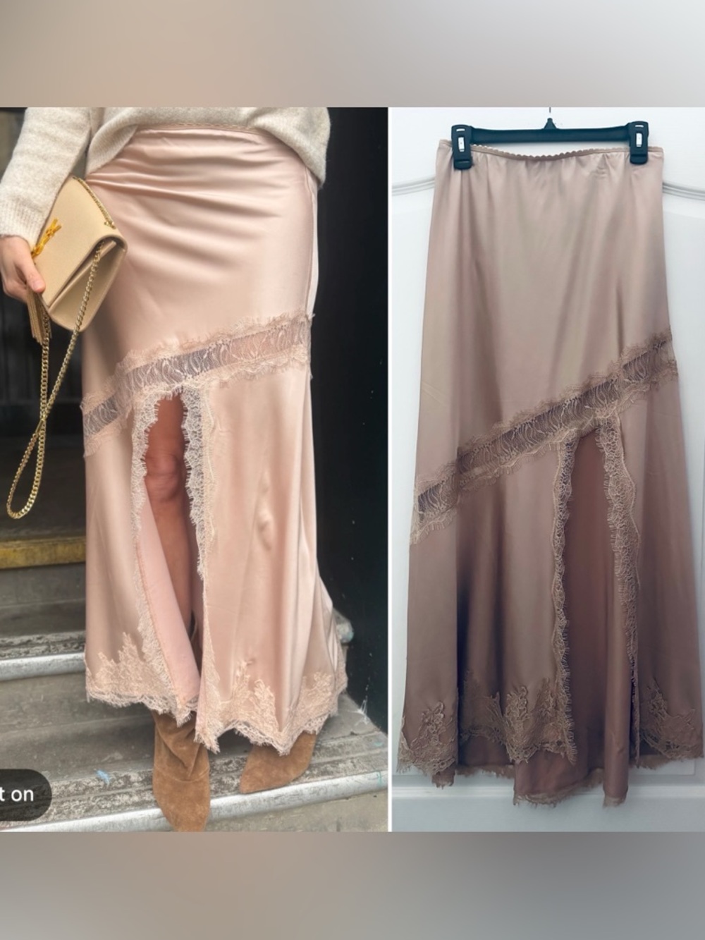 Chocolate Paris Maxi Skirt M